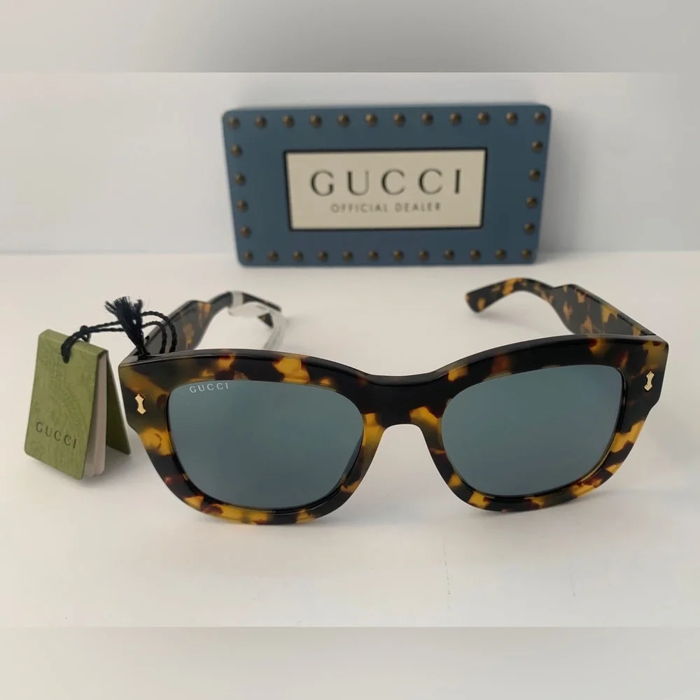 New - 💯 - GUCCI GG1110S-003 53 Sunglass Unisex BIO ACETATE Sunglasses